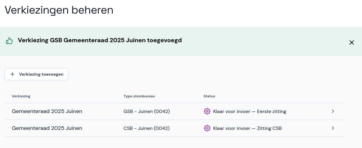 Verkiezingen toegevoegd