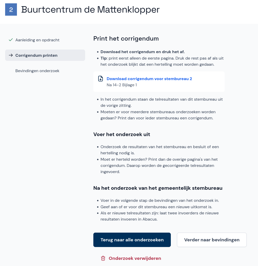 Print het corrigendum