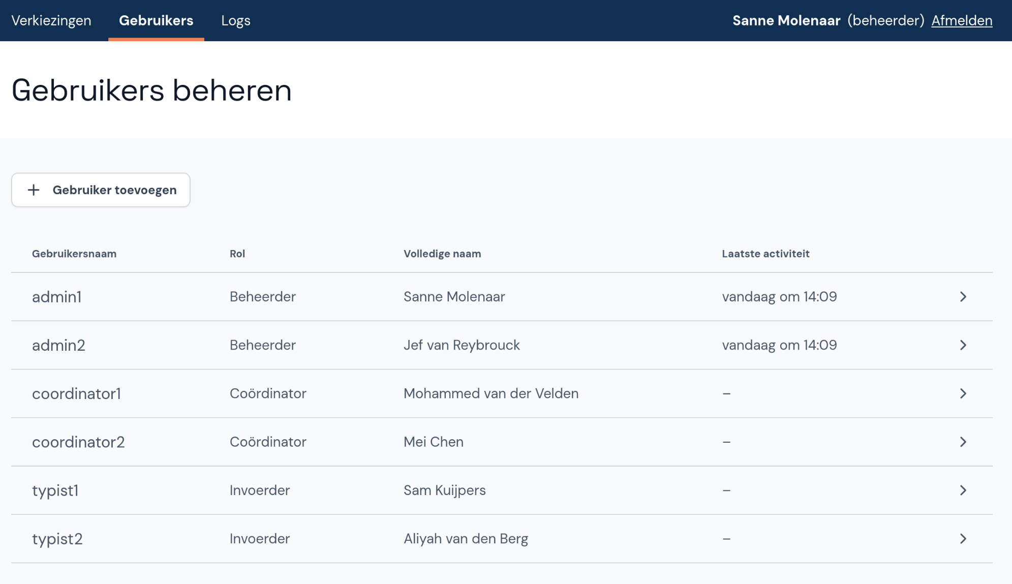 Gebruikersbeheer