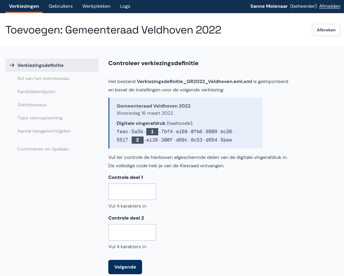 Hashcode invullen