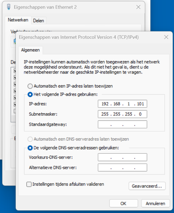 Een statisch IP-adres instellen in Windows