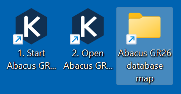 Snelkoppelingen op het bureaublad