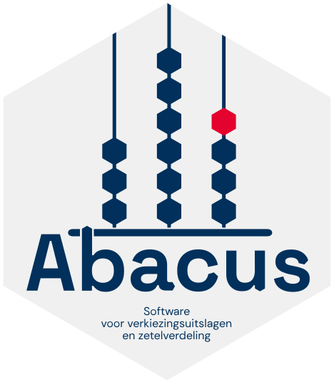 Abacus software voor verkiezingsuitslagen en zetelverdeling
