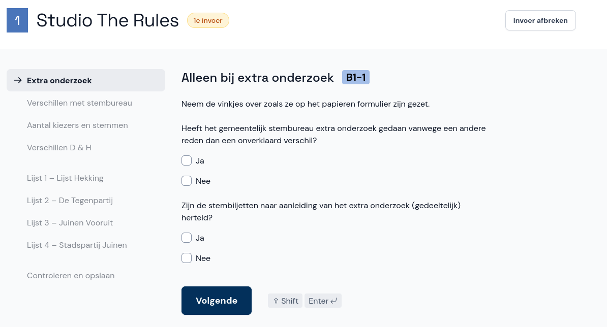Extra onderzoek